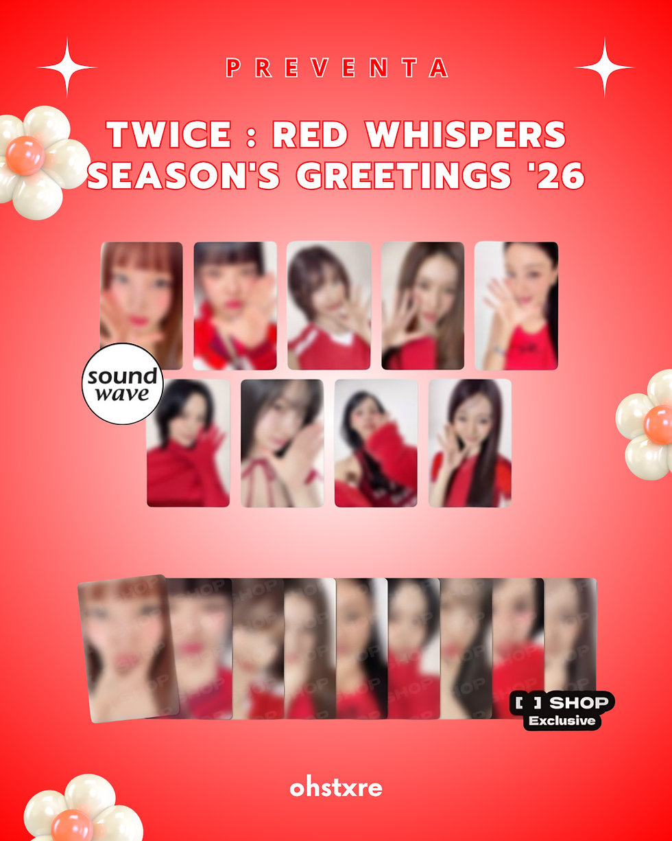 Miniatura: <PRE-ORDEN> [TWICE] RED WHISPERS - Season's Greetings 2026