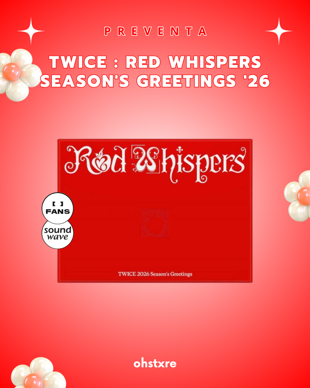 <PRE-ORDEN> [TWICE] RED WHISPERS - Season's Greetings 2026