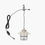 ภาพขนาดย่อ: Barebones Outpost Pendant Light Vintage White