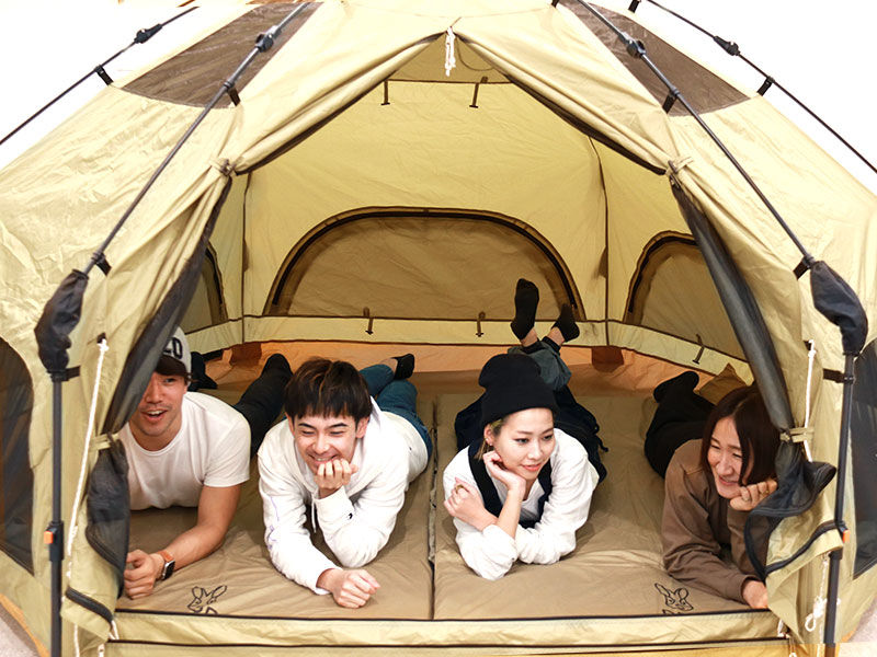 ภาพขนาดย่อ: DOD KINOKO TENT BEIGE