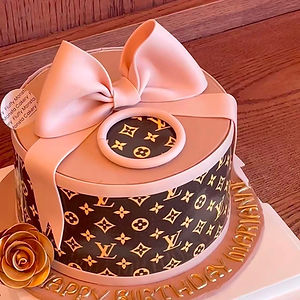 Louis Vuitton Theme Cake