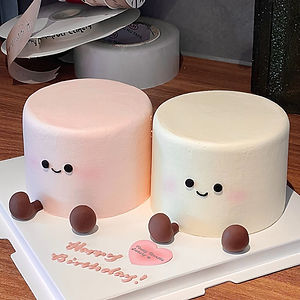 3D Marshmallow Jellycat Cake