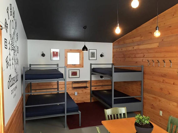 Cabin interior True North Basecamps Minnesota