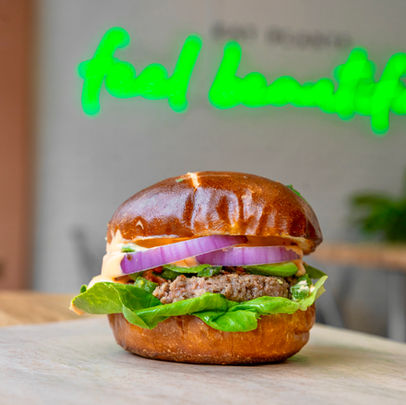 elephant + vine burger