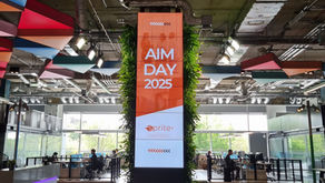 A digital poster which reads 'AIM DAY 2025'
