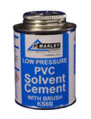 125 g can of Marley PVC solvent cement with built-in brush applicator