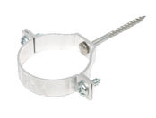 Galvanized steel Marley adjustable pipe hanger clamp with threaded rod