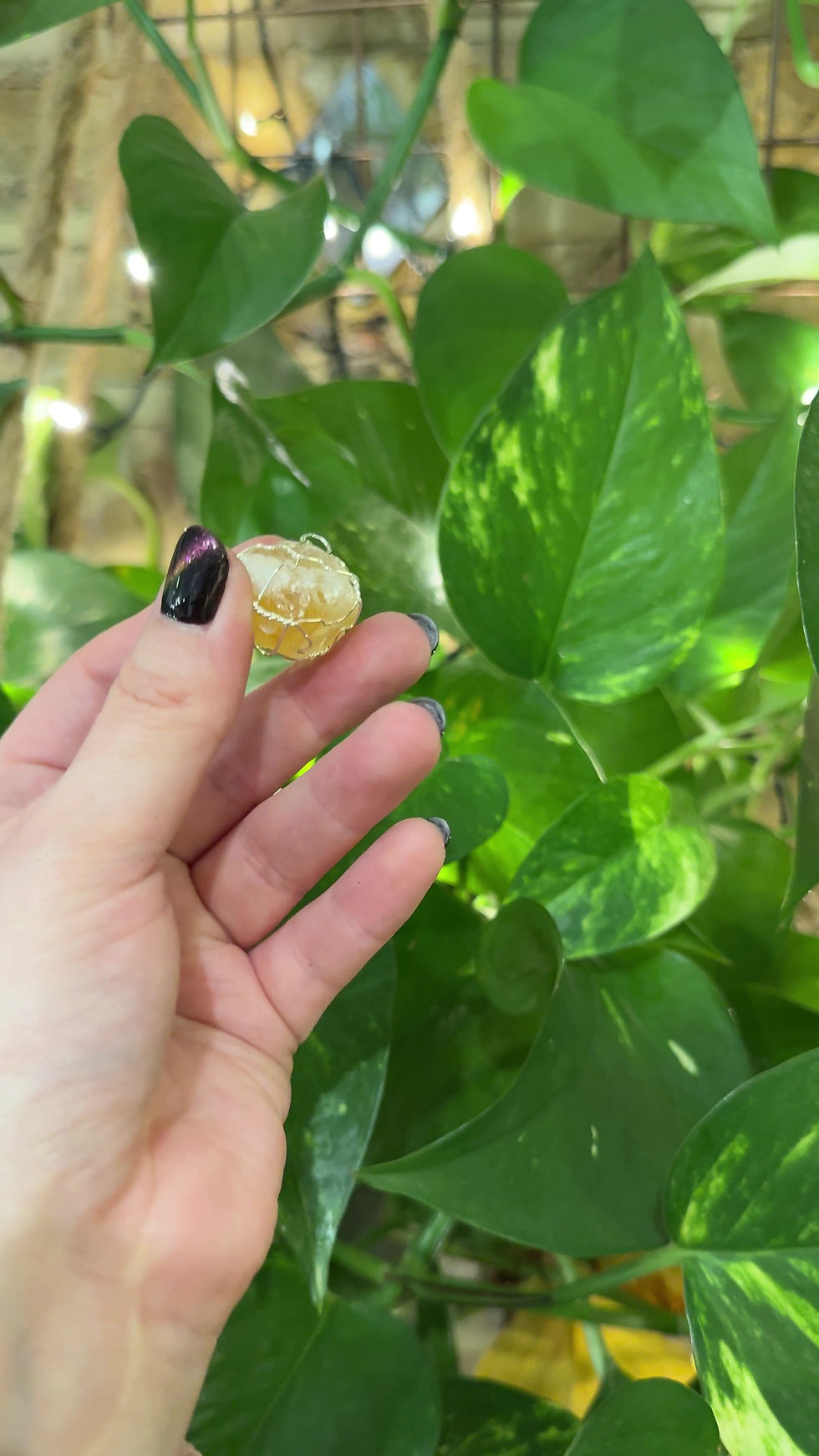 Thumbnail: Citrine Wire Wrapped Pendant