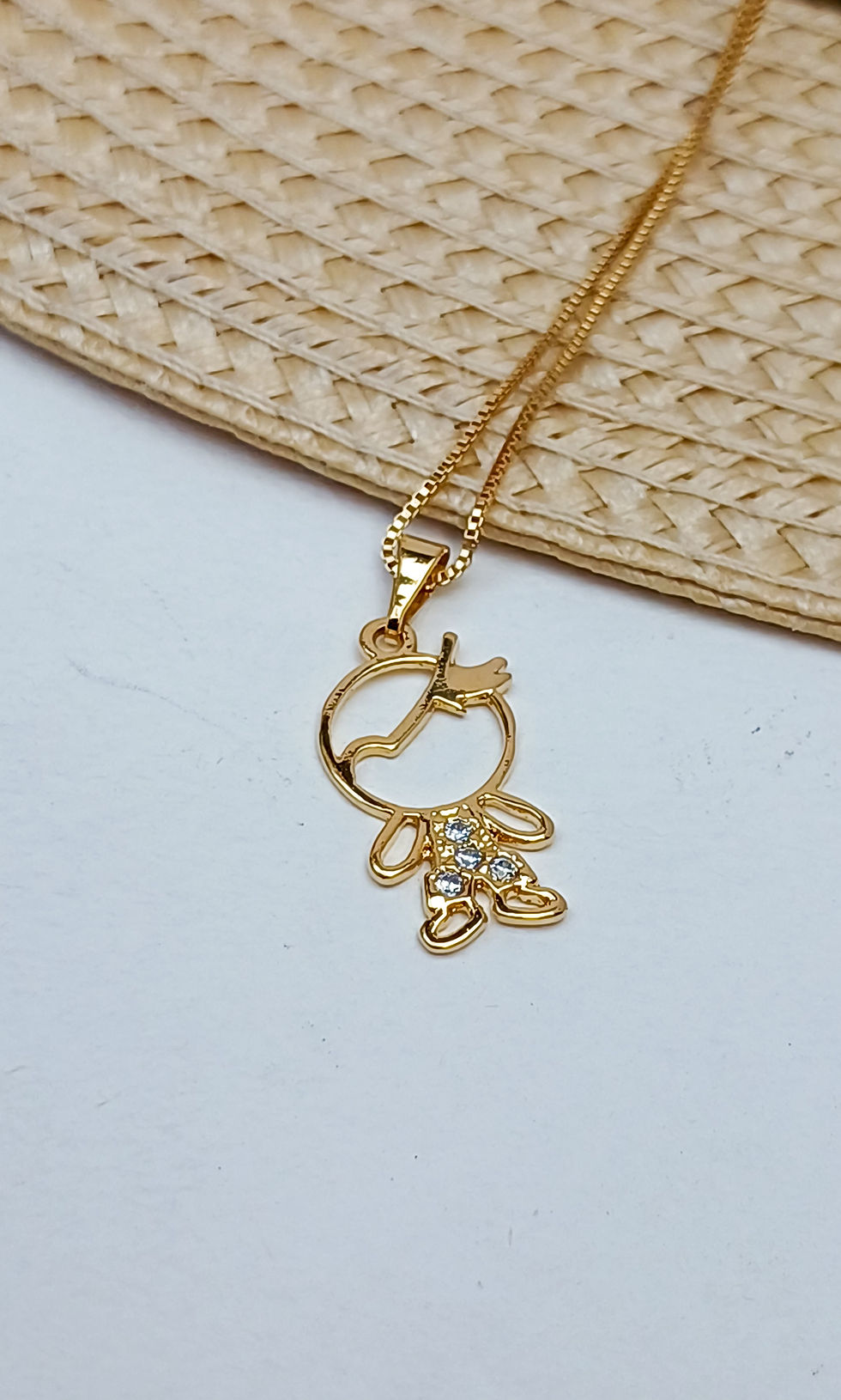 Miniatura: Colar com pingente de menino