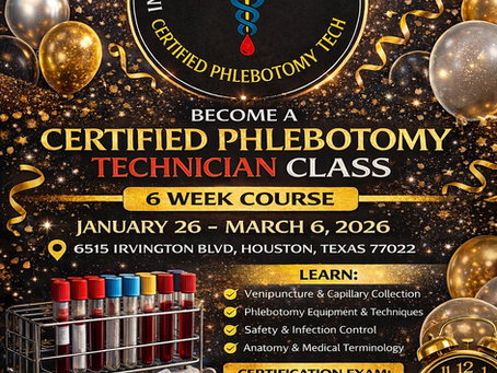Start the New Year With a New Career: Become a Certified Phlebotomy Technician