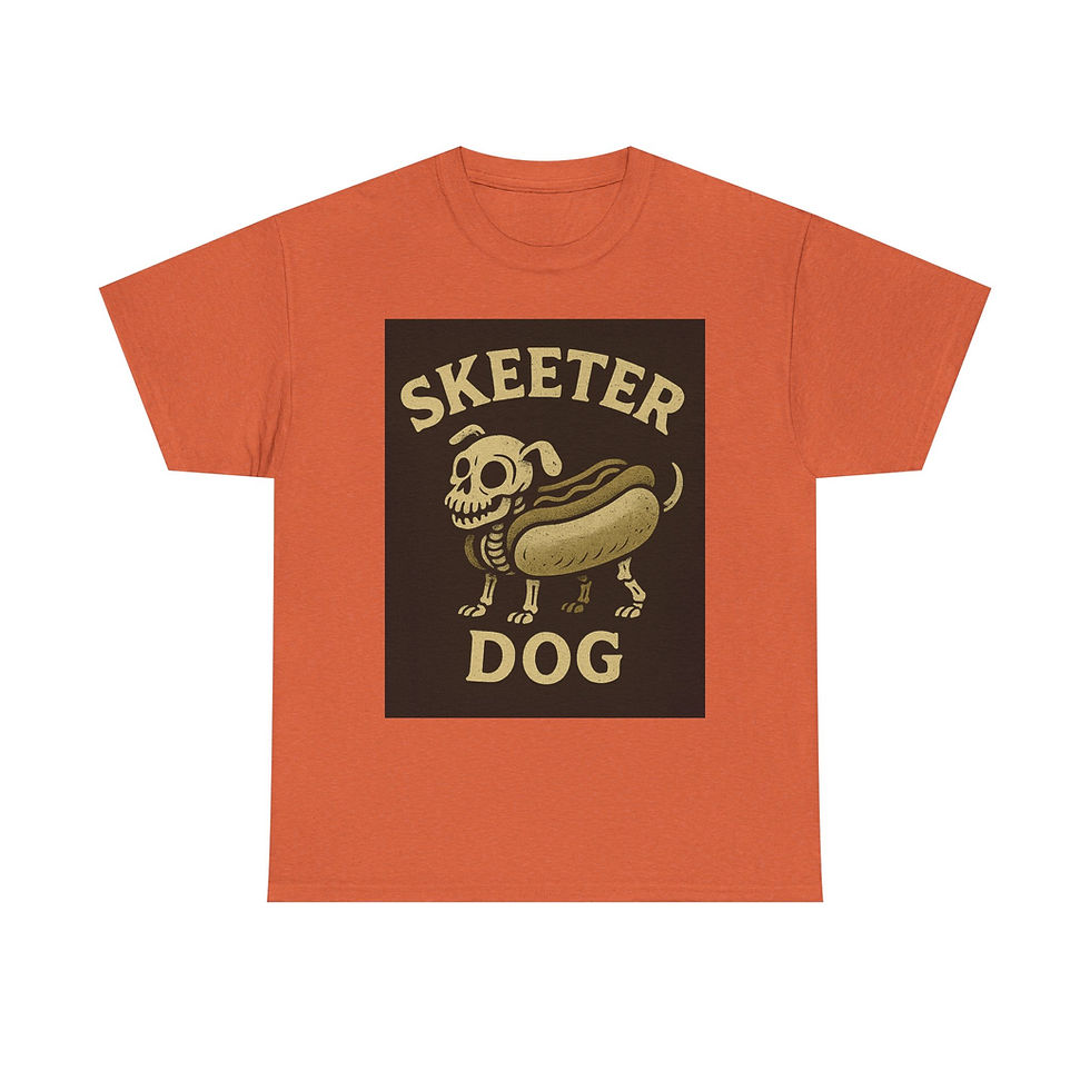 Thumbnail: WINNER Halloween Skeeter Dog Tee by Nykia Ruff - Unisex