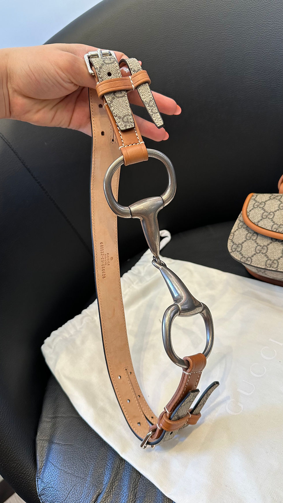 Thumbnail: Gucci bambo 1947 Beltbag