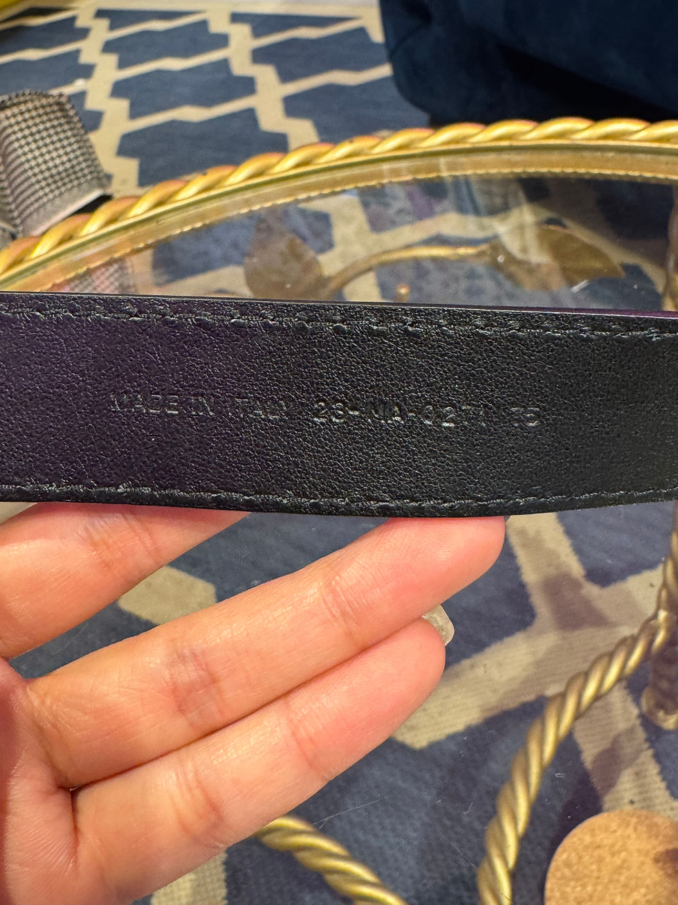 Hình thu nhỏ: Dior belt size 75cm