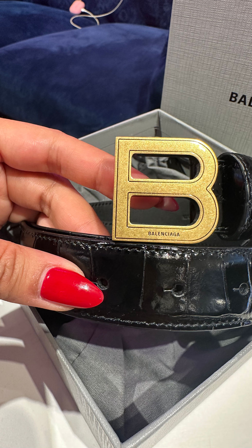 Miniaturbild: Balenciaga belt size 75cm