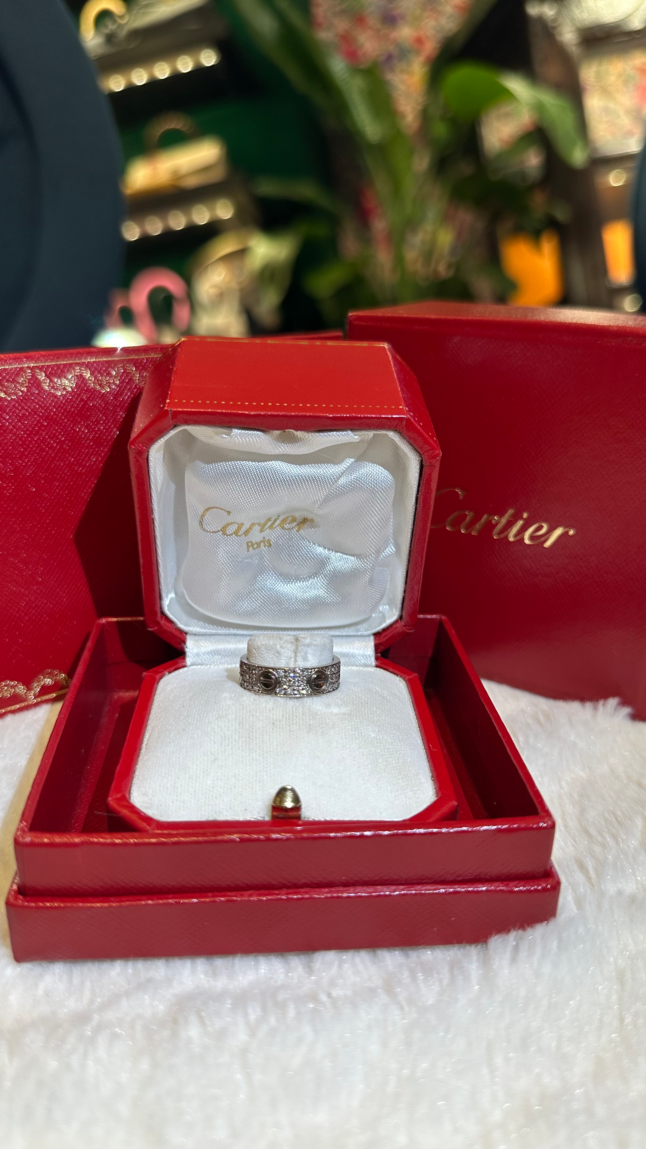 Cartier Love Ring Full Diamonds 