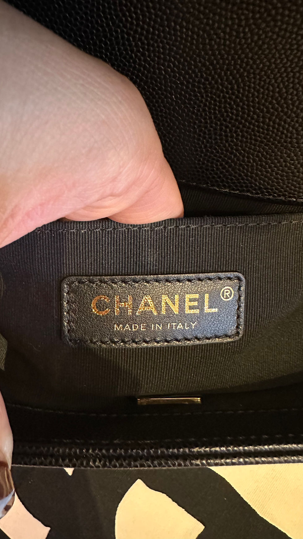 Thumbnail: Chanel boy size small 