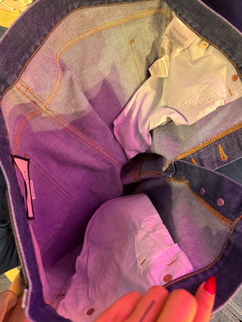 Thumbnail: Gucc baggy Jean size 38 (XL)