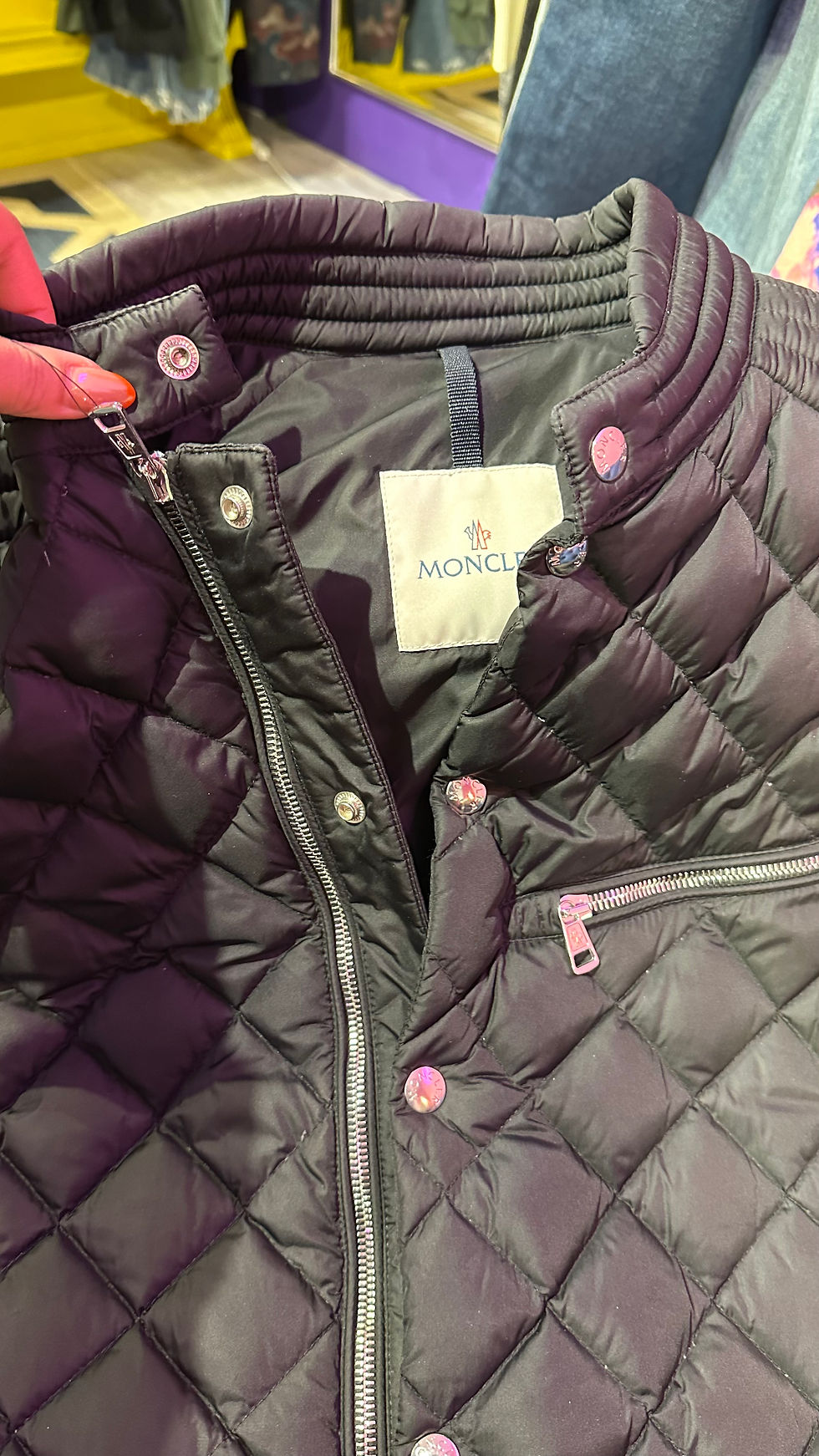 Thumbnail: Moncler Biker Jacket size 3