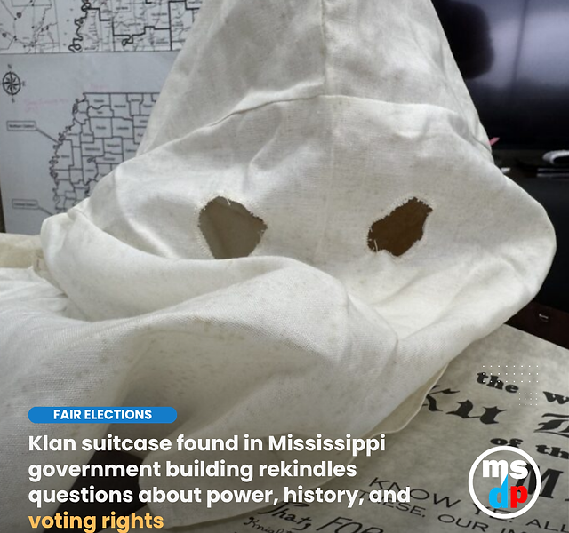 Klan suitcase found in Mississippi government building rekindles
