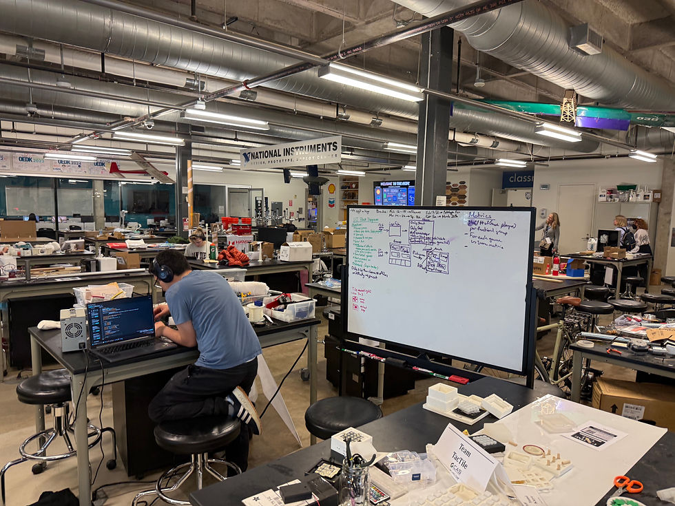 Rice's "kitchen," now a maker space for engineering students