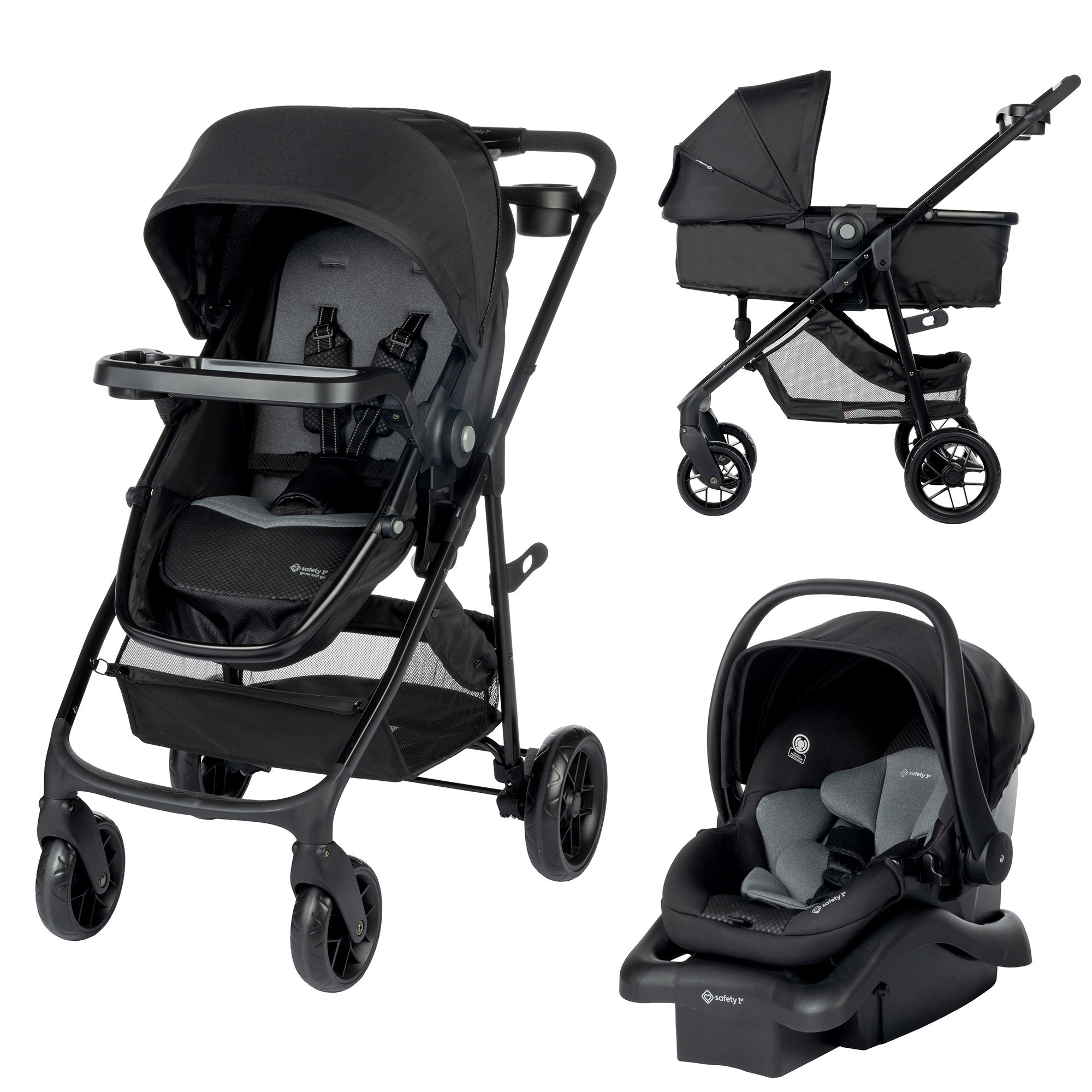 Safety 1st Grow and Go™ Flex 8-in-1 Travel System -Alloy