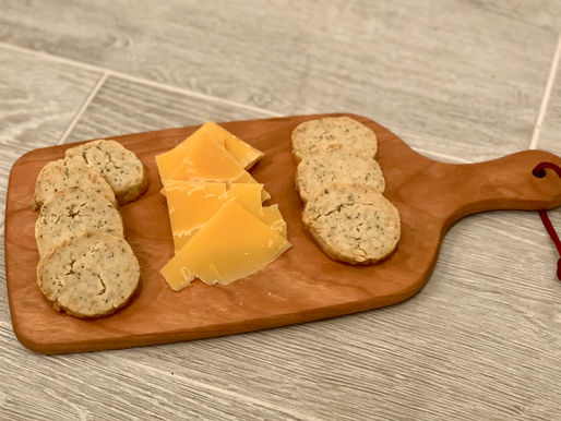 Parmesan (and I have nothing but) Thyme Crackers