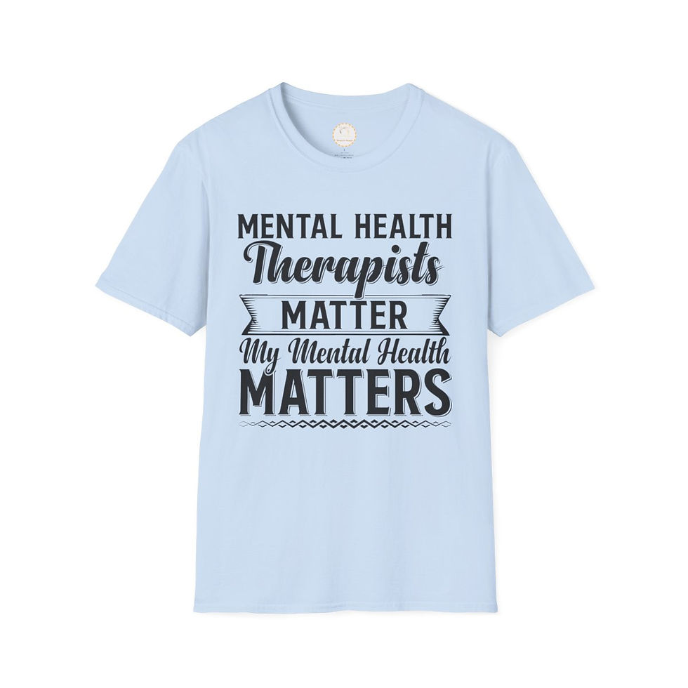 Thumbnail: Mental Health Therapists Matter Tee (Remix) 