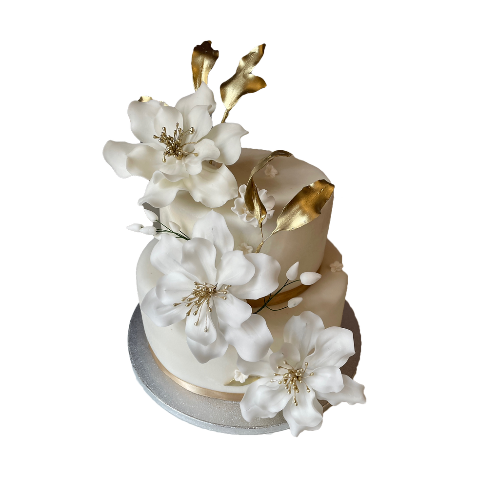 Tort Gold & Flowers Etajat