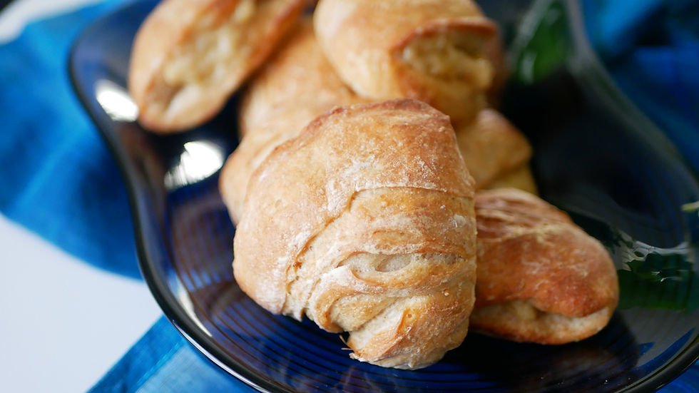 #252 / Vegan Apple Cream Buns / ヴィーガン りんごクリームパン
