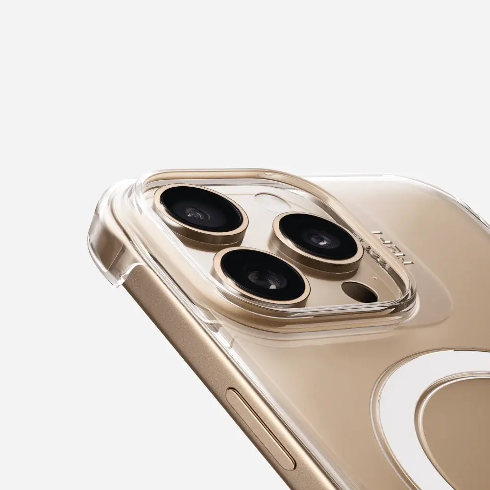 MOFT Snap Phone Case (MagSafe-Enhanced) | iPhone 16 - שקוף - פתוח בצד