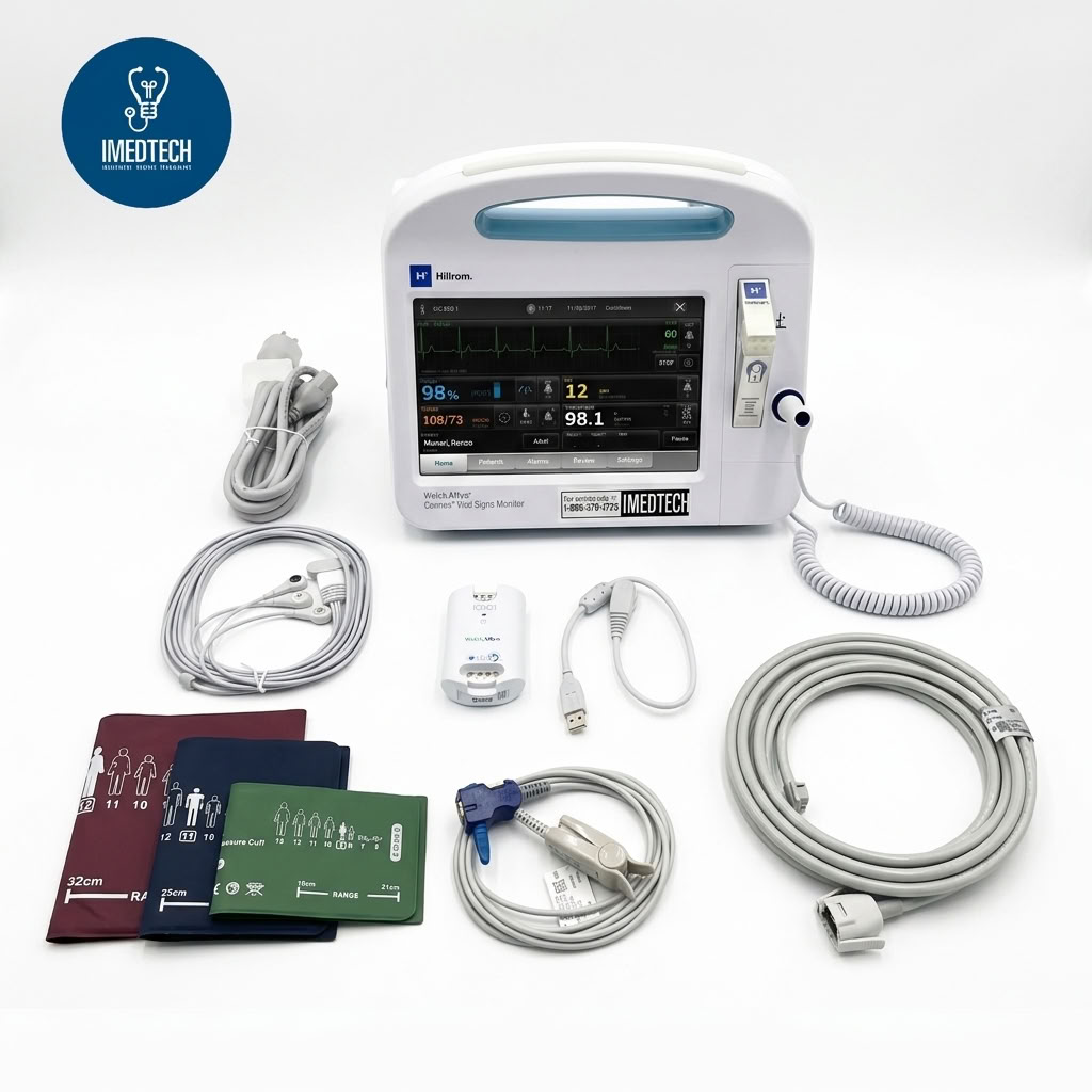 Welch Allyn Connex 67NCTP Patient Monitor - NIBP, SpO2, ECG, Etco2 and Temp