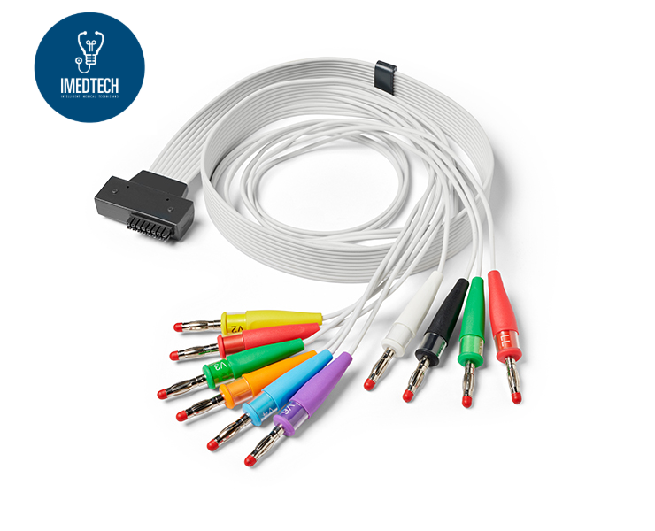 Midmark Digital ECG 10‑lead patient cable PN 015‑11871‑00, new replacement for Midmark ECG systems