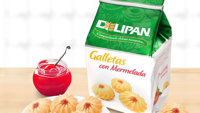 Galleta con Mermelada Delipan