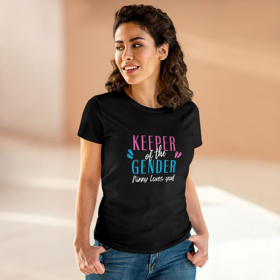 Thumbnail: Gender reveal - Women's Midweight Cotton Tee