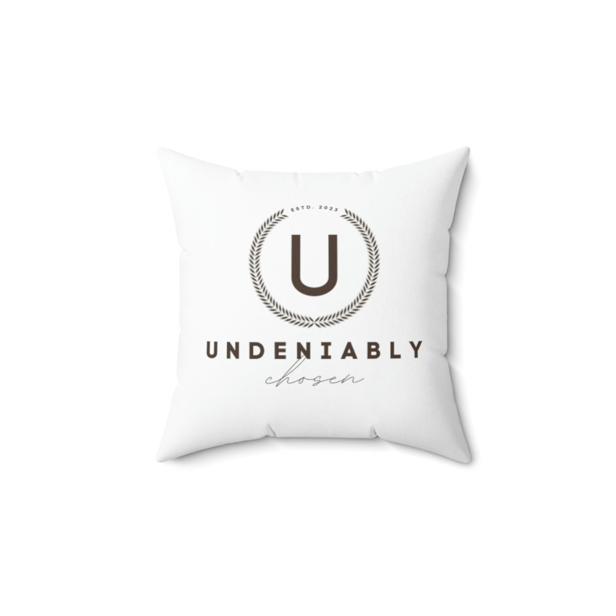 Personalized Faux Suede Square Pillow Case