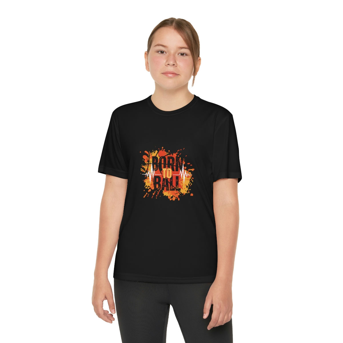 Youth Born to Ball Competitor Tee