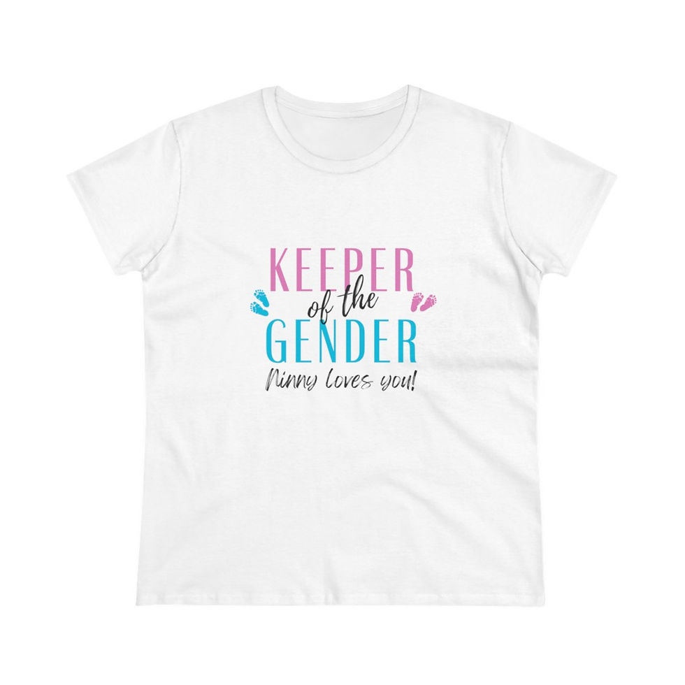Thumbnail: Gender reveal - Women's Midweight Cotton Tee