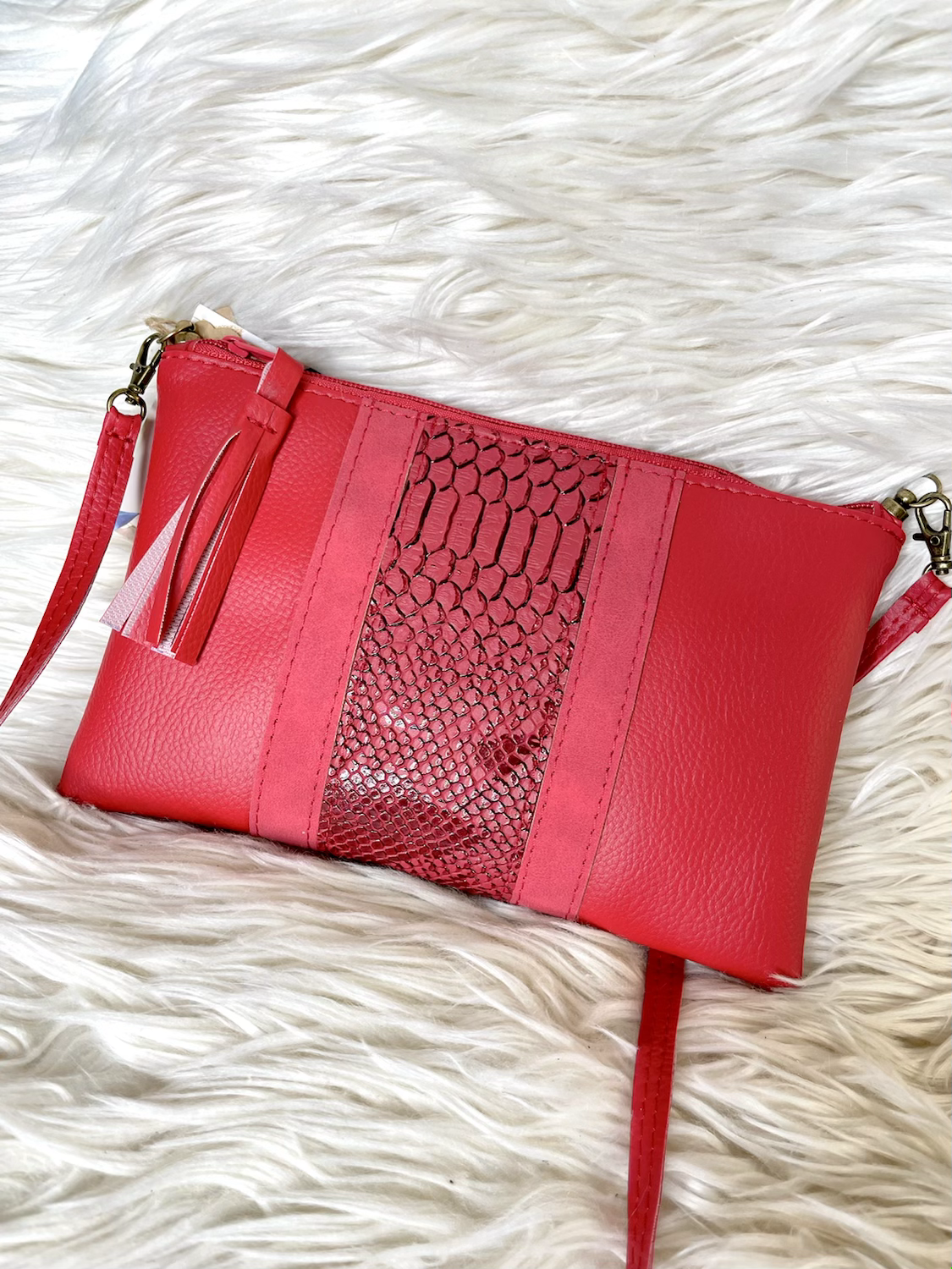 Pochette rouge 