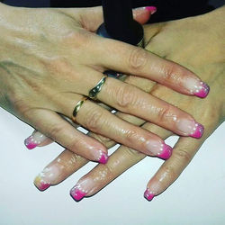 Uñas de gel fantasía #nails #nails💅 #uñasdegel #salondeuñas #salondebelleza #peluqueria #salondebel