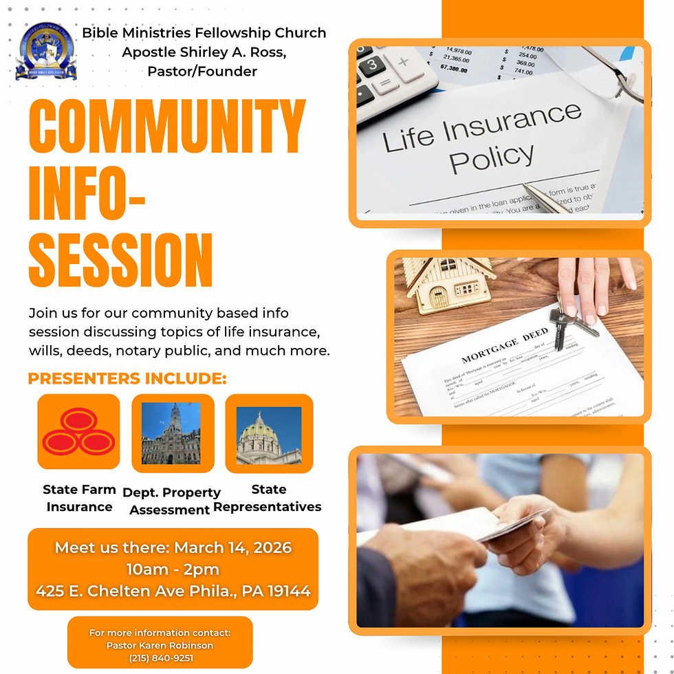 Community Info-Session