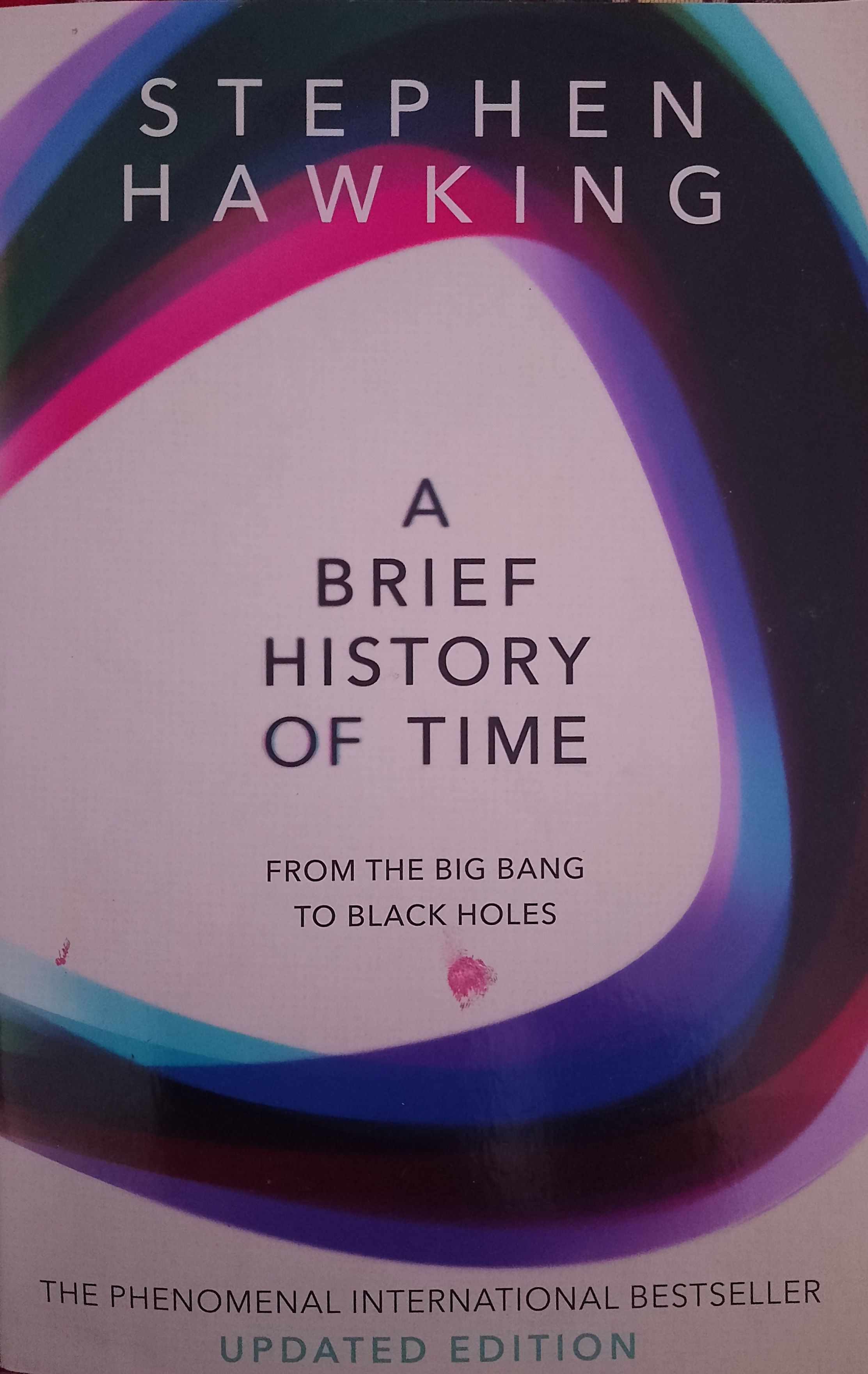 Book cover: A Brief History of Time, From the Big Bang to Black Holes