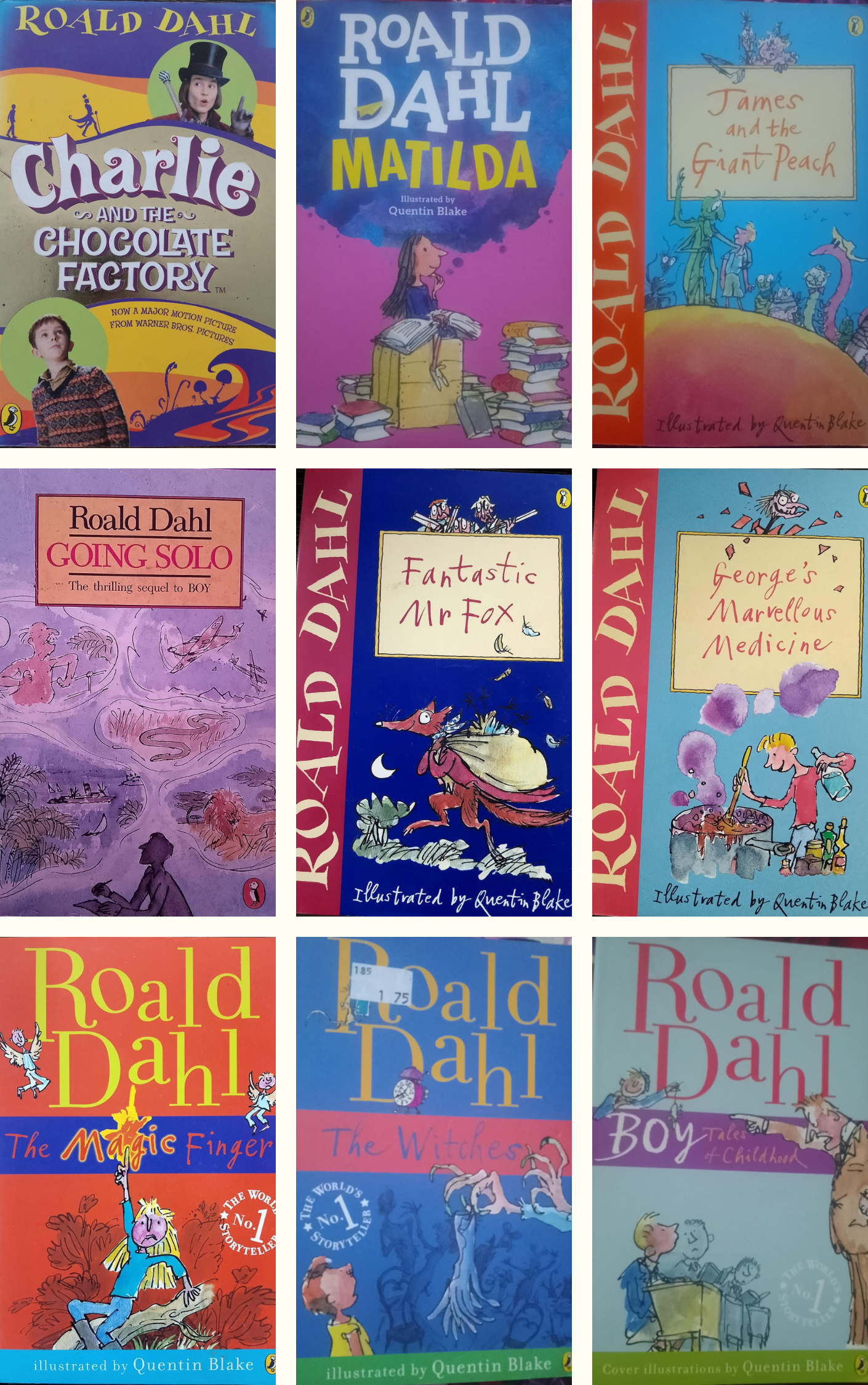 Whimsical World of Roald Dahl with 9-Book Collection