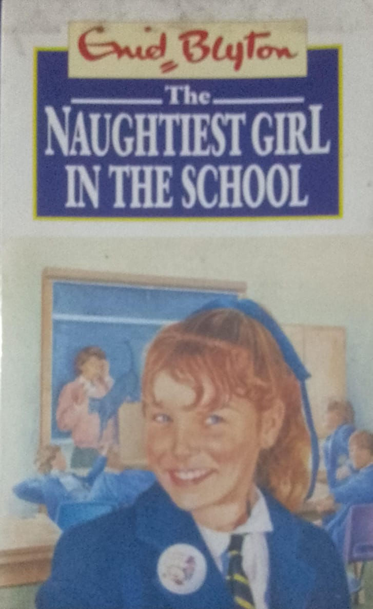 Naughtiest Girl In The School book cover featuring a girl in school