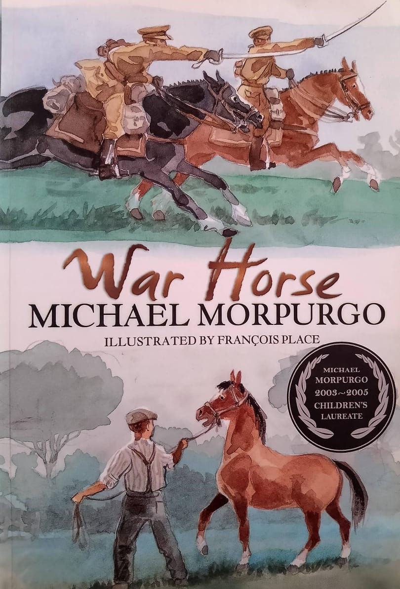 War Horse book cover: Michael Morpurgo illustrated by François Place