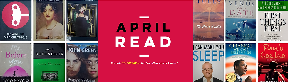 April read books 12 books combo