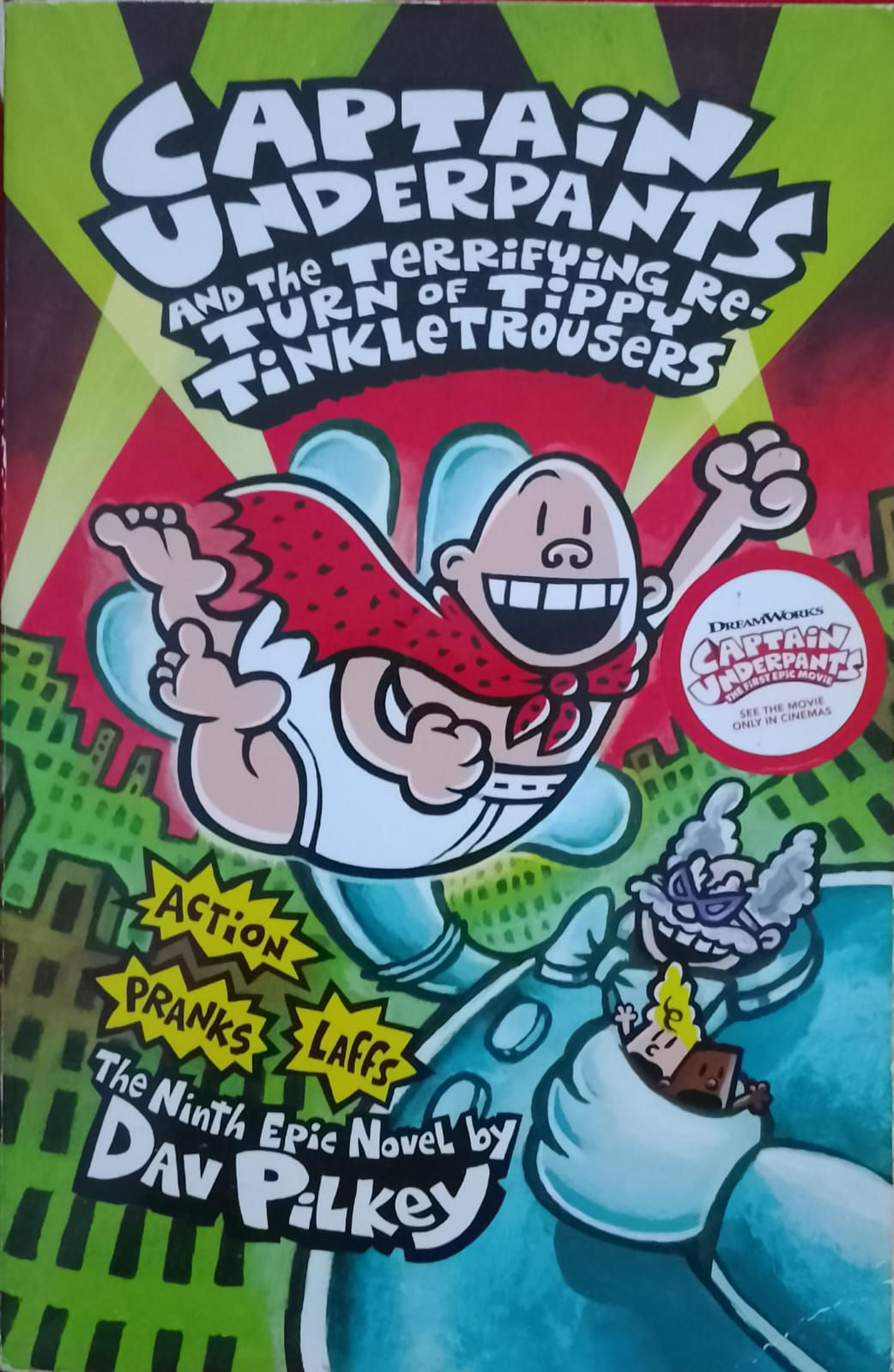 Captain Underpants and the Terrifying Return of Tippy Tinkletrousers: book cover