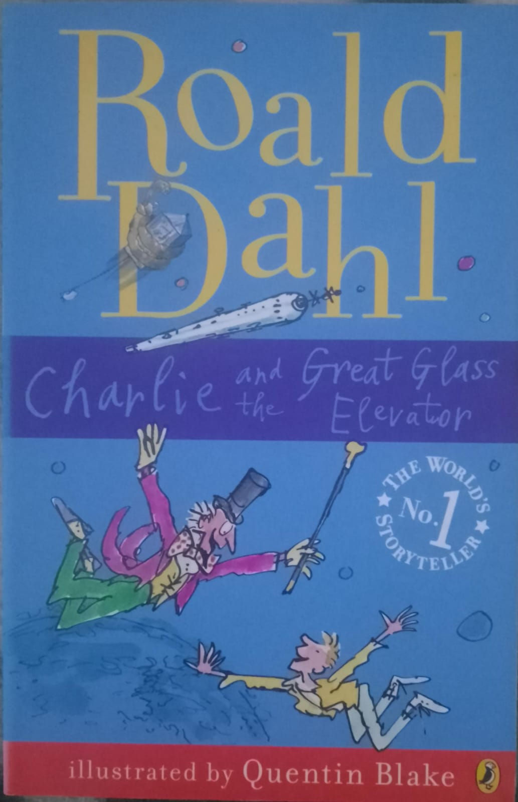 Charlie and the Great Glass Elevator book cover by Roald Dahl
