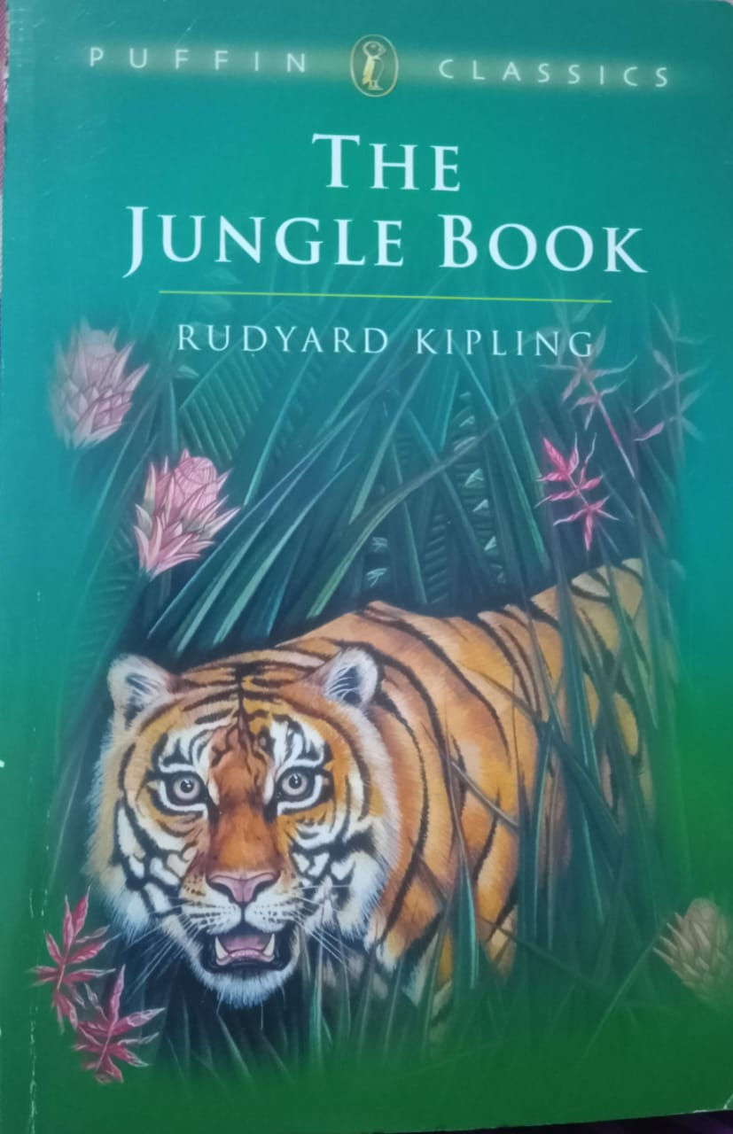 Tiger on ‘Jungle Book’ book cover by Rudyard Kipling