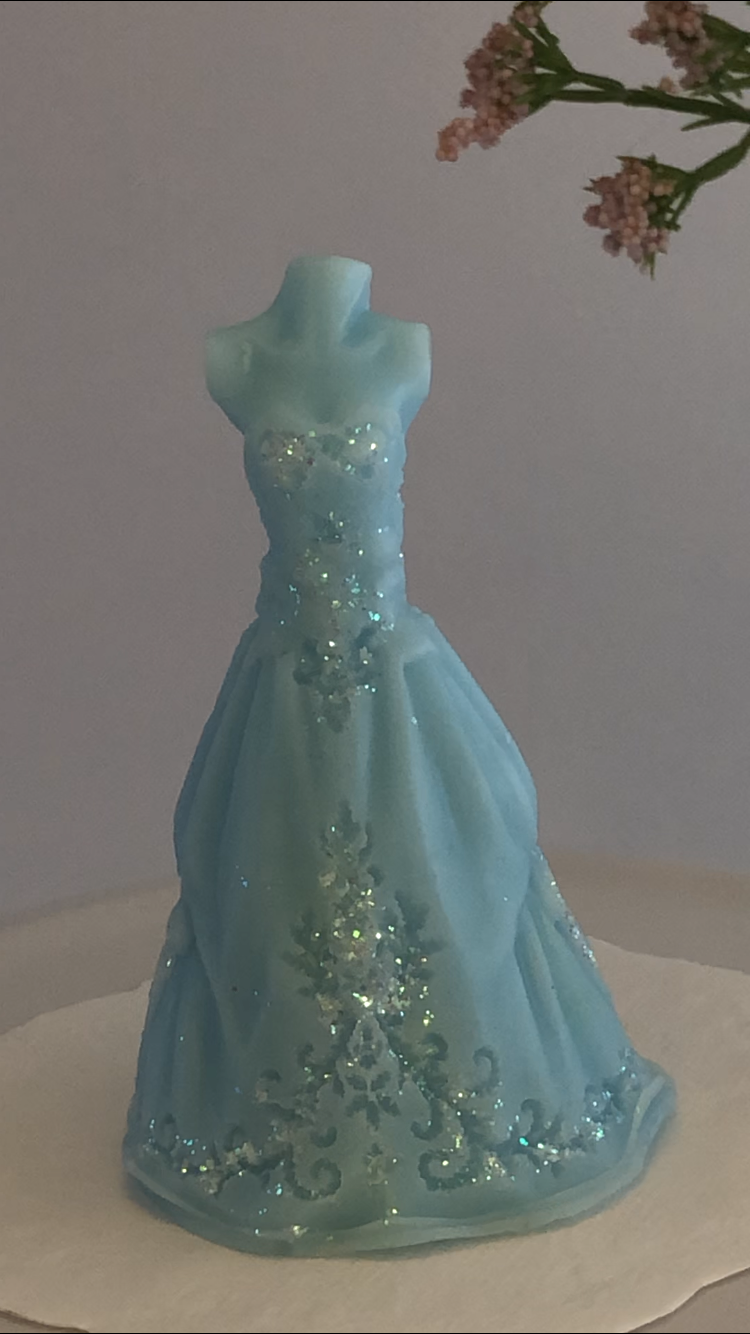 Drop Waist Dress - Blue