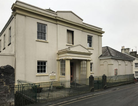 street view of old Methodist Church from Chapel Street